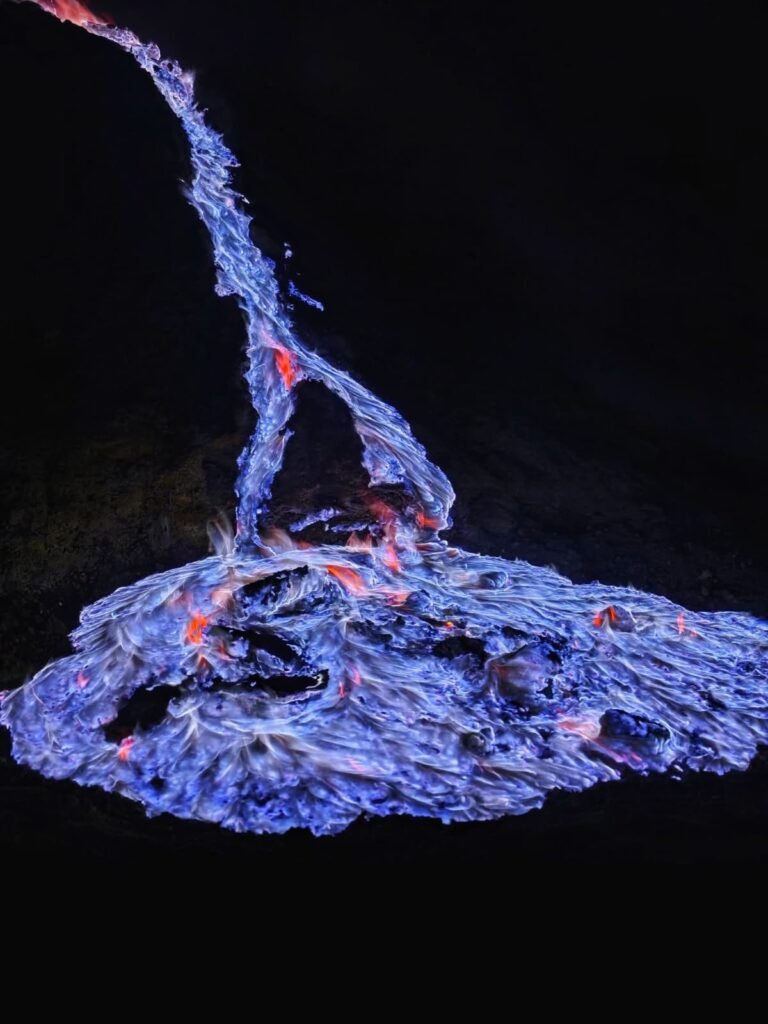 blue fire by Bromo Tour Java