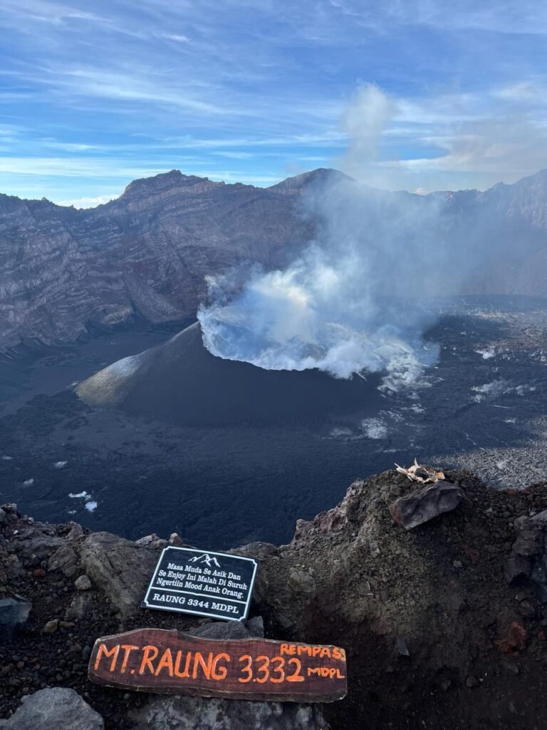 Raung volcano